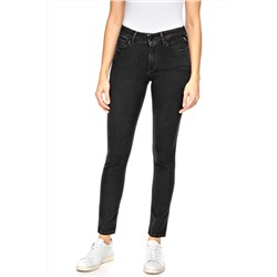 Vaquero de tiro alto skinny fit de tiro alto Luzien - Negro