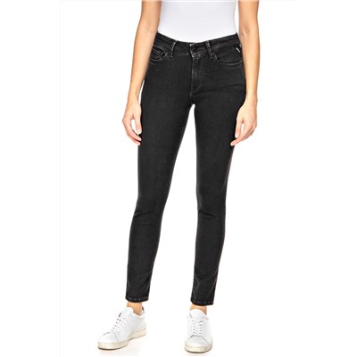 Vaquero de tiro alto skinny fit de tiro alto Luzien - Negro