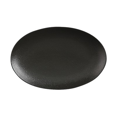 Блюдо, 25х16 см, фарфор P, овальное, черное, матовое, Caviar Black, 56541