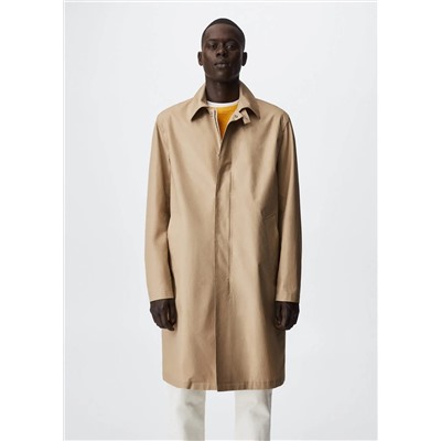 Trench algodón water repellent -  Hombre | MANGO OUTLET España