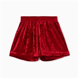 Шорты женские KAFTAN «Бархат», размер 40-42, бордовые
