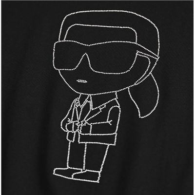 Хлопковая повседневная футболка KARL LAGERFEL*D ОРИГИНАЛ!