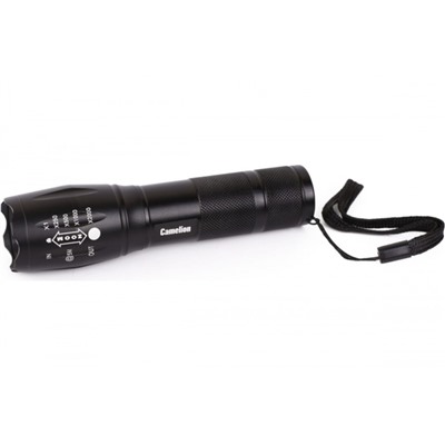 Нарушена упаковка!   Camelion LED51530  (фонарь, черн., LED XML-T6, ZOOM, 5 реж 3XLR03, алюм.,откр. блистер)