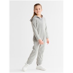 Комбинезон флисовый детский MINAKU: Fleece Soft, цвет серый, рост 122 см