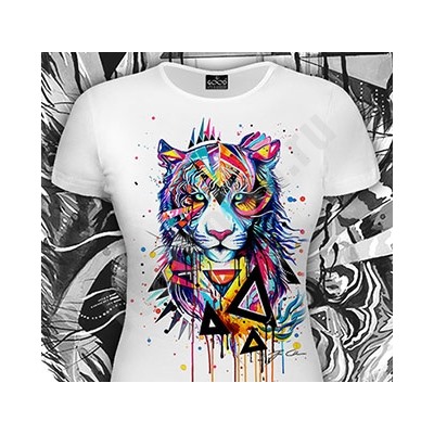 Футболка good женская "Rainbow Tiger" арт 35-2640