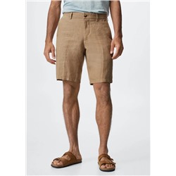 Bermudas 100% lino -  Hombre | MANGO OUTLET España
