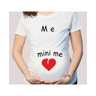 Футболка для беременных "Me, mini Me"