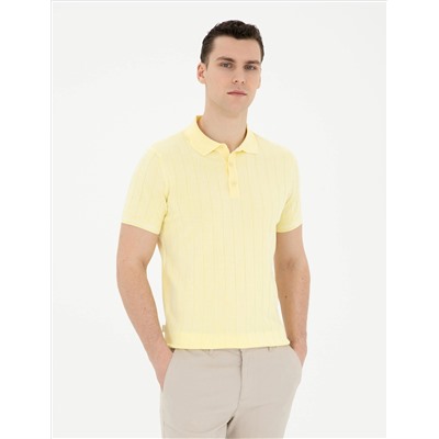 Желтая кнопка подсадка Polo Yaka Triko T -For