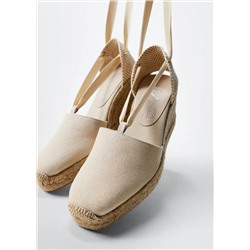 Sandalia cuña -  Mujer | MANGO OUTLET España