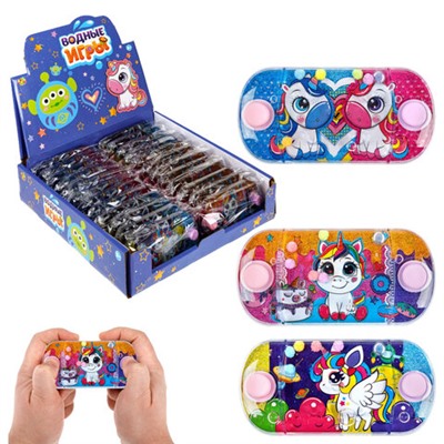 Водный тетрис мячики "Космос", 11,5х6х2 см, АССОРТИ 3 вида, дисплей, 1TOY, Т24407