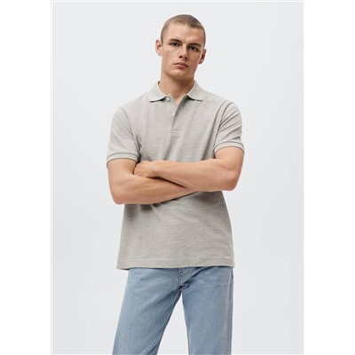 Polo algodón piqué -  Hombre | MANGO OUTLET España