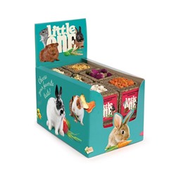 Лакомство Little One "Корзинка из луговых трав" с наполнением, ассорти, 65 г