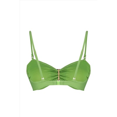 Зеленый бикини-топ Bralette Premium Accessory TBESS24BU00167