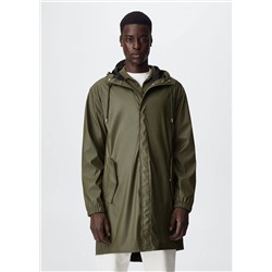 Parka impermeable capucha -  Hombre | MANGO OUTLET España