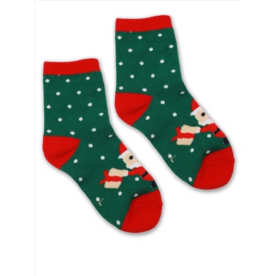 Детские носки 3-5 лет (15-18) см. "Christmas" Санта