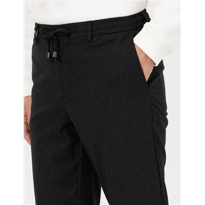 Тканневые брюки Black Slim Fit