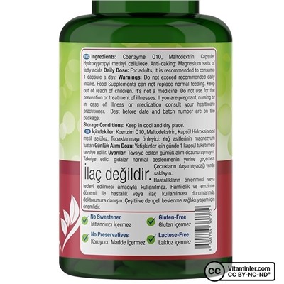 Nature's Supreme Coenzyme Q10 100 мг 60 капсул