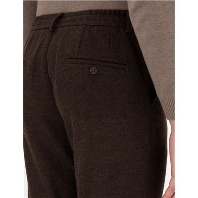 Браун Ex. Тканевые штаны Slim Fit