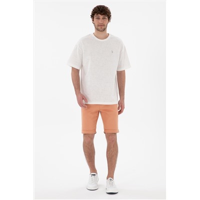 Мужская комфорта Fit Bicycle Neck Ecru Jacquari Interlok T -Fish Surprise Scount в корзине