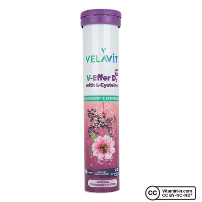 Velavit V-Effer D3 с L-цистеином 20 шипучих таблеток