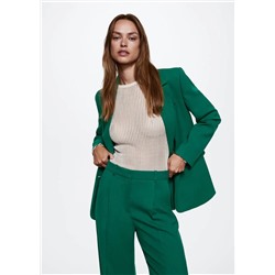 Pantalón traje lana -  Mujer | MANGO OUTLET España