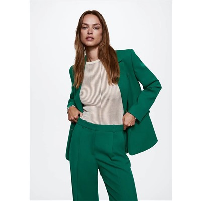 Pantalón traje lana -  Mujer | MANGO OUTLET España