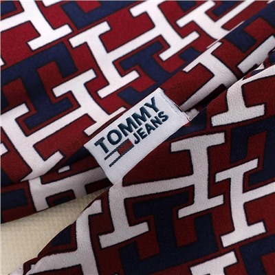 TOMM*Y JEAN*S  ♥️ свободная рубашка с длинными рукавами, имитация шелка, экспорт✔️ Материал: 💯 % полиэстер