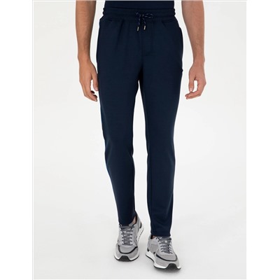 Navy Blue Slim Fit Trade Close Six