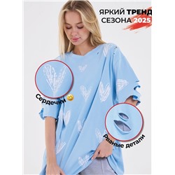 Футболка OVER SIZE (плотный хлопок)