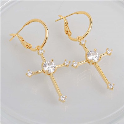 Серьги с замком кольцо арт. 13 3709 (id 277046)