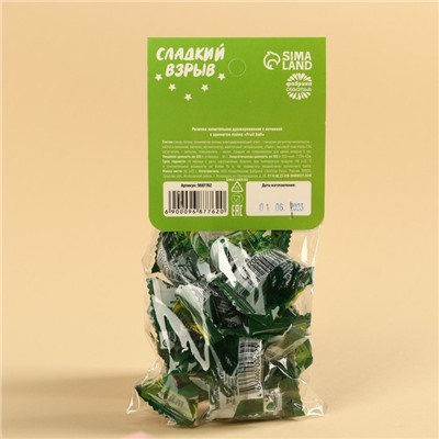 Жевательная резинка «Сладкие бомбочки» с начинкой, вкус: лайм, 50 г.
