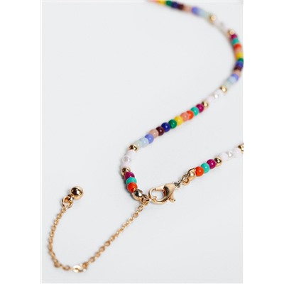 Collar abalorios combinados -  Niña | MANGO OUTLET España
