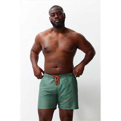 Khaki Standard Boy Cancer Printed Mea Short Tmnss24kd00006