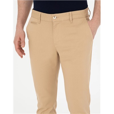 Camel Amelor Slim Fit Canvas брюки