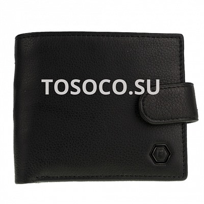3811 black_gray кошелек FARIRUN натуральная кожа 10х12х2