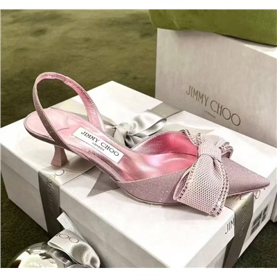 Босоножки слингбэки с бантом Jimm*y Cho*o 🎀  Новая коллекция  Реплика 1:1