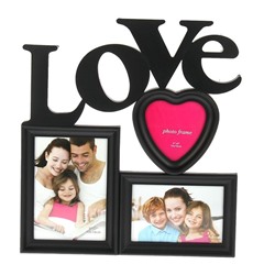 Фоторамка коллаж "Love black"