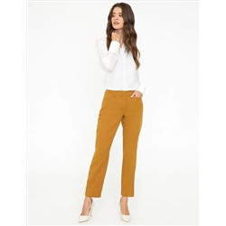 Верблюдные тканевые брюки Slim Fit