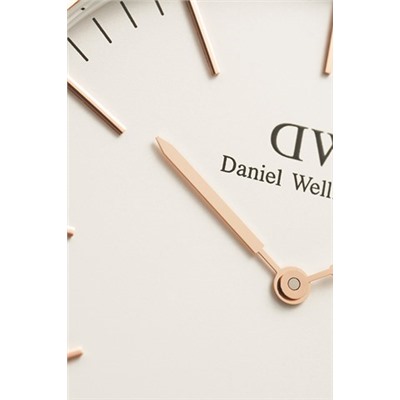 Reloj de cuarzo de piel y chapado en oro rosa Classic Reading