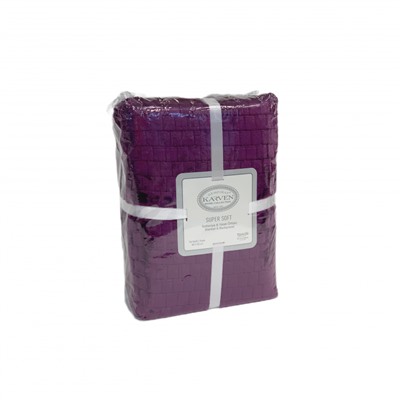 Плед KARVEN Super Soft MELINDA 160*220 п/э 1.5 спальный Р 941фиолетовый (Акция)