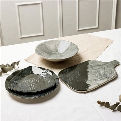 Тарелка керамическая «Стоун», 18×18 см, Dolce Ceramo