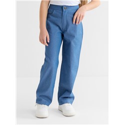 Джинсы для девочки MINAKU: Jeans collection, цвет голубой, рост 134 см