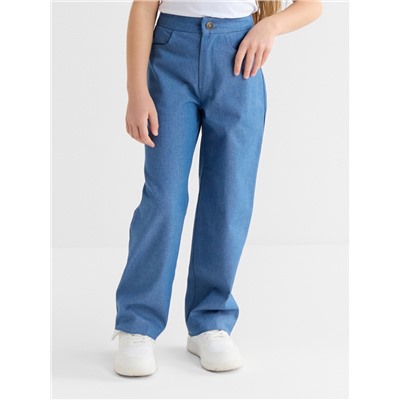 Джинсы для девочки MINAKU: Jeans collection, цвет голубой, рост 134 см