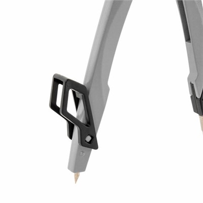 Циркуль с защитным колпачком BRAUBERG ULTRA, 135 мм, графитовый, блистер, 210817