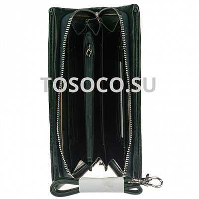 k-1015-11 green кошелек женский экокожа 10х20х2