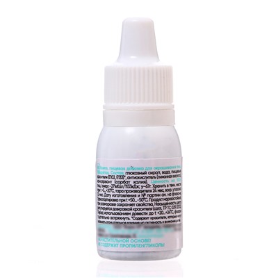 Краситель пищевой Kreda Bio Prime-gel, водорастворимый, зеленый, 10 мл