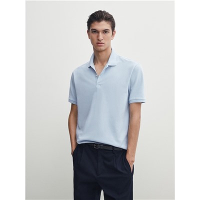 Polo piqué 100% algodón