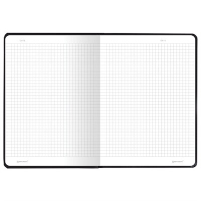 Блокнот с резинкой в клетку 96 л., А5 145х203 мм, твердая обложка, BRAUBERG, "Minimal", 115532