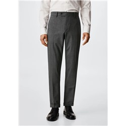 Pantalón traje slim fit cuadros -  Hombre | MANGO OUTLET España