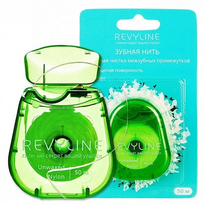 Зубная нить Revyline невощеная, 50 м